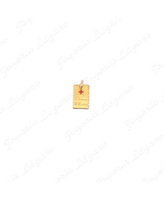 PLACA 18KTS RH 8x11mm PEQUEÑA