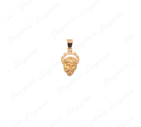 ORO 18 KTS COLGNT. ROSTRO CRISTO,CORANA CIRCONITAS