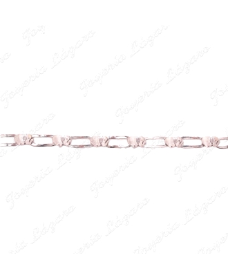 ORO 18 KTS PULSERA BLANCO BRILLO ELEFANTES MATE