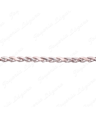 PULSERA 18KTS BL. ESLABONES PIEZAS