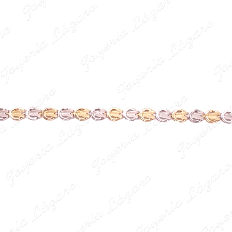 PULSERA SRA. 18KTS BICOLOR