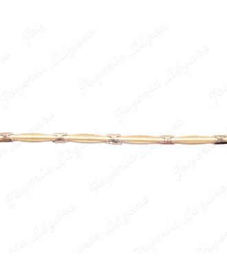 PULSERA ORO SRA.18KTS BICOLOR