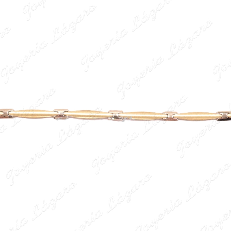 PULSERA ORO SRA.18KTS BICOLOR