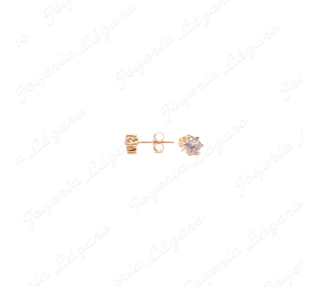 ORO 18 KTS PEND. PRES. CIRCO 4MM /6GARRAS