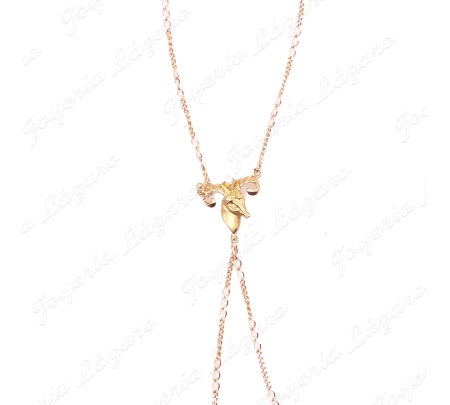 PULSERA ROMANA 18KTS CAPRICORNIO