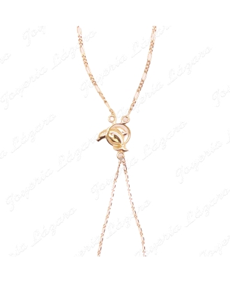 PULSERA ROMANA 18KTS DELFIN