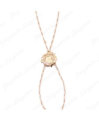 PULSERA ROMANA 18KTS ENAMORADOS