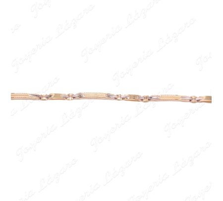 PULSERA SRA. 18KTS BICOLOR