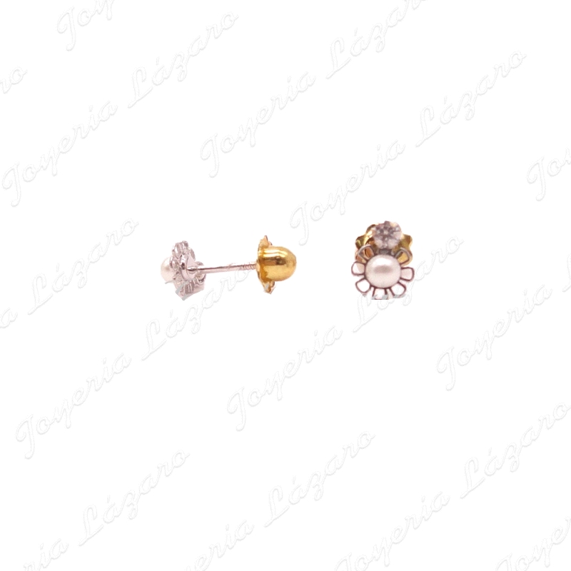 PENDIENTES 18KTS TORN.PERLITA