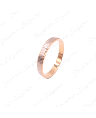 ALIANZA 18KT BIC.ROSA/BLANCO Nº13