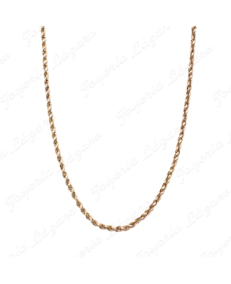 CORDON SALOMONICO 70CM 18KT OCASION 4MM+CAD. SEGURIDAD                                              