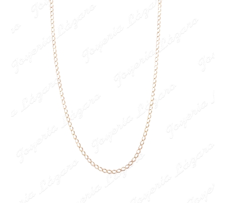 CADENA 50 CM. ORO 18KT SEMINUEVA BARBADA CLARA                                                      