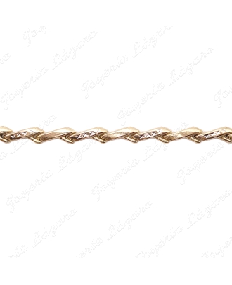 PULSERA ORO 18KT SEMINUEVA HUECA SEMIRIGIDA                                                         