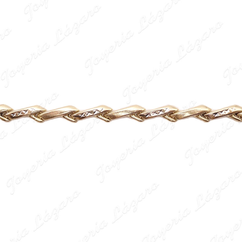 PULSERA ORO 18KT SEMINUEVA HUECA SEMIRIGIDA                                                         