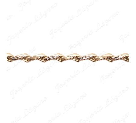 PULSERA ORO 18KT SEMINUEVA HUECA SEMIRIGIDA                                                         