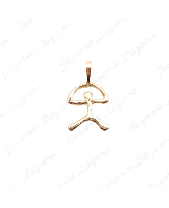COLGANTE GR. ORO 18KT SEMINUEVO INDALO 20X24MM                                                      