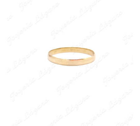 ALIANZA ORO 18KT OCASION 1/2 CAÑA 2.5MM