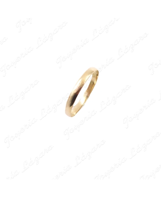 ALIANZA ORO 18KT OCASION 1/2 CAÑA 2.5MM                               