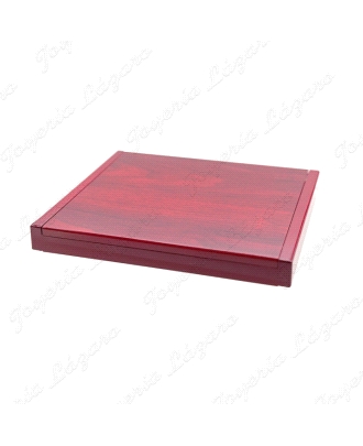 PLACA CONMEMORATIVA CAJA ARTICULADA MADERA 25X22CM PLACA ALU.20X15                                  