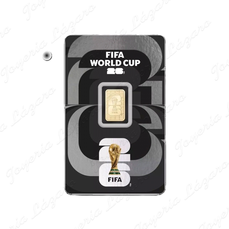 LINGOTE ORO ORO 24 KTS 1gr FIFA 26 CAPSULA                                                          