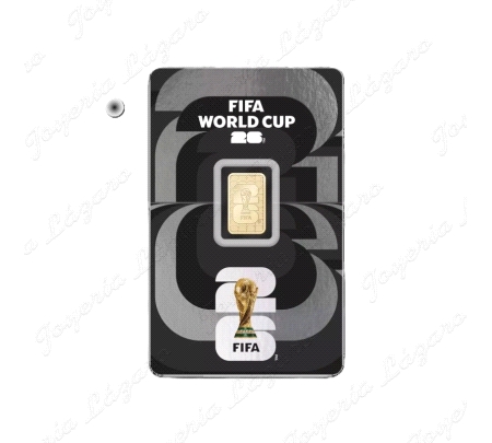 LINGOTE ORO ORO 24 KTS 1gr FIFA 26 CAPSULA                                                          