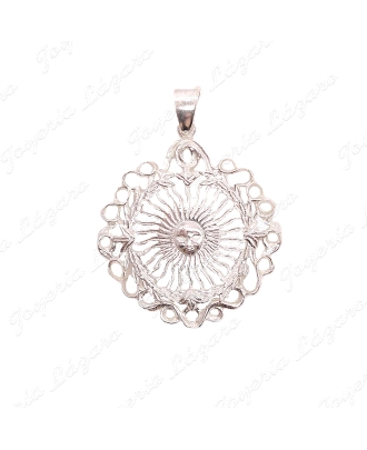 COLGANTE GR. PLATA SOL PORTOCARRERO 39MM                                                            