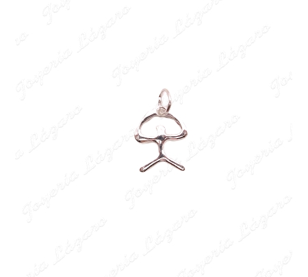 COLGANTE PLATA MODERNO RECTO 13X16MM