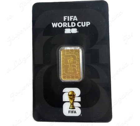 LINGOTE ORO ORO 24 KTS 5gr FIFA capsula                                                             