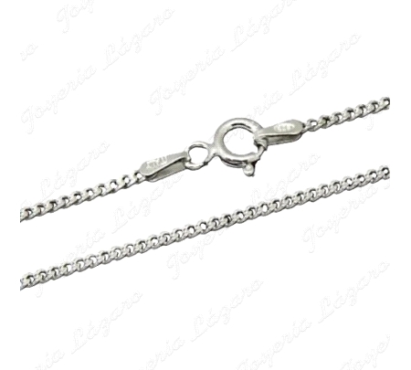 CADENA 60 CM. PLATA BARBADA 1.9mm                                                                   