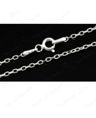 CADENA 60 CM. PLATA FORZADA 3mm                                                                     