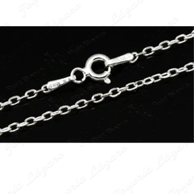 CADENA 60 CM. PLATA FORZADA 3mm                                                                     