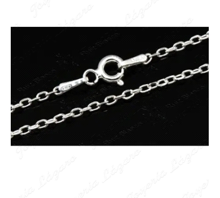CADENA 60 CM. PLATA FORZADA 3mm                                                                     