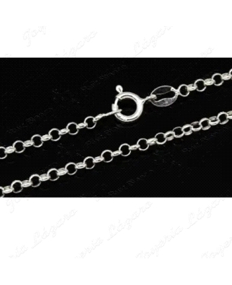 CADENA 60 CM. PLATA ROLO 3mm                                                                        