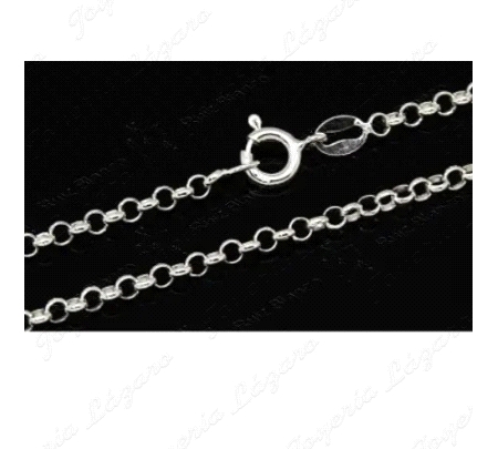 CADENA 60 CM. PLATA ROLO 3mm                                                                        
