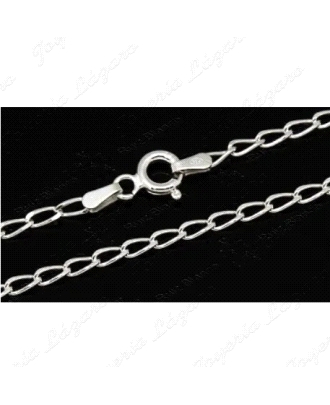 PLATA CADENA 50 CM. BILBAO 3mm                                                                      