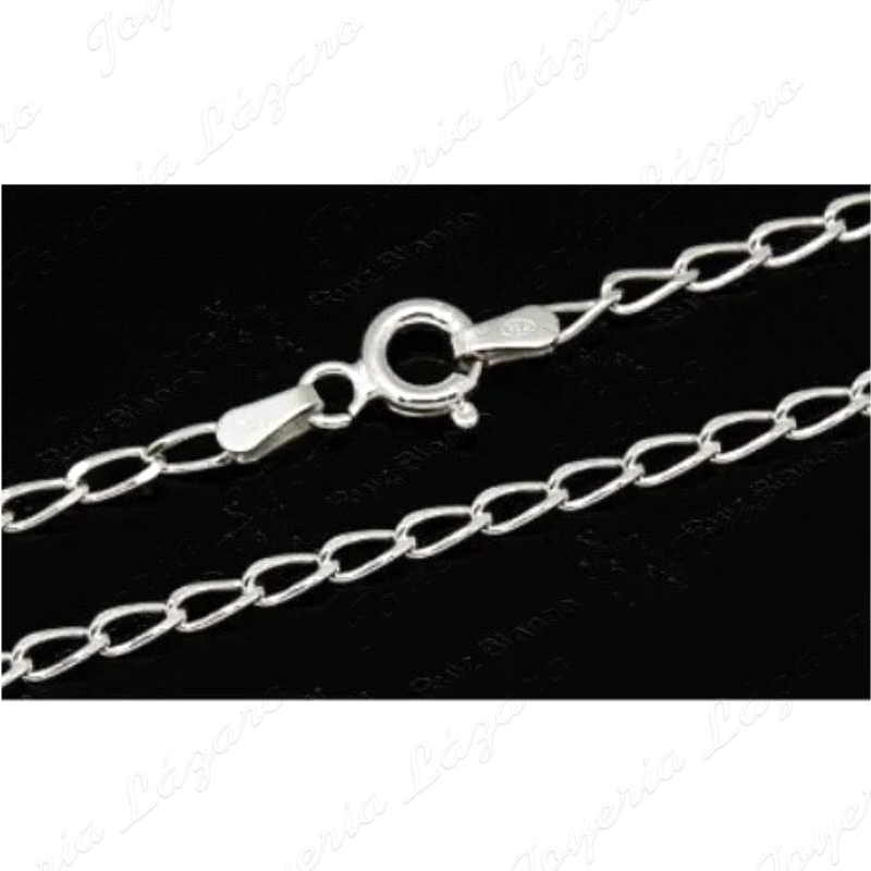 PLATA CADENA 50 CM. BILBAO 3mm                                                                      