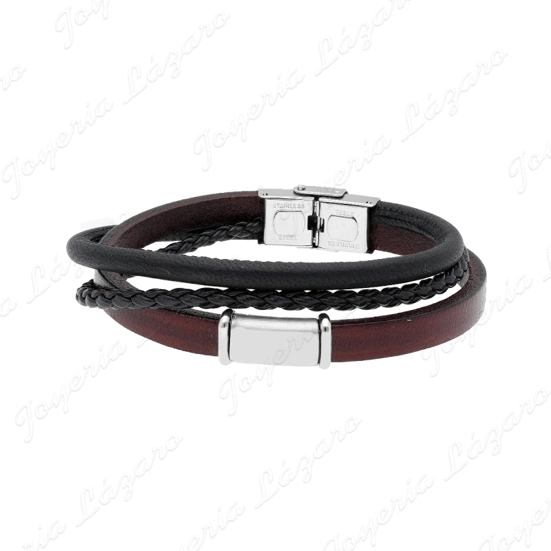 ACERO PULSERA PIEL                                                                                  