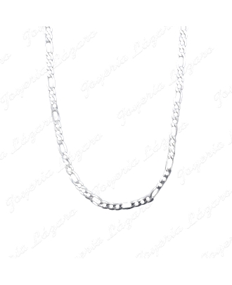 CADENA 60 CM. PLATA 3X1 8MM                                                                         