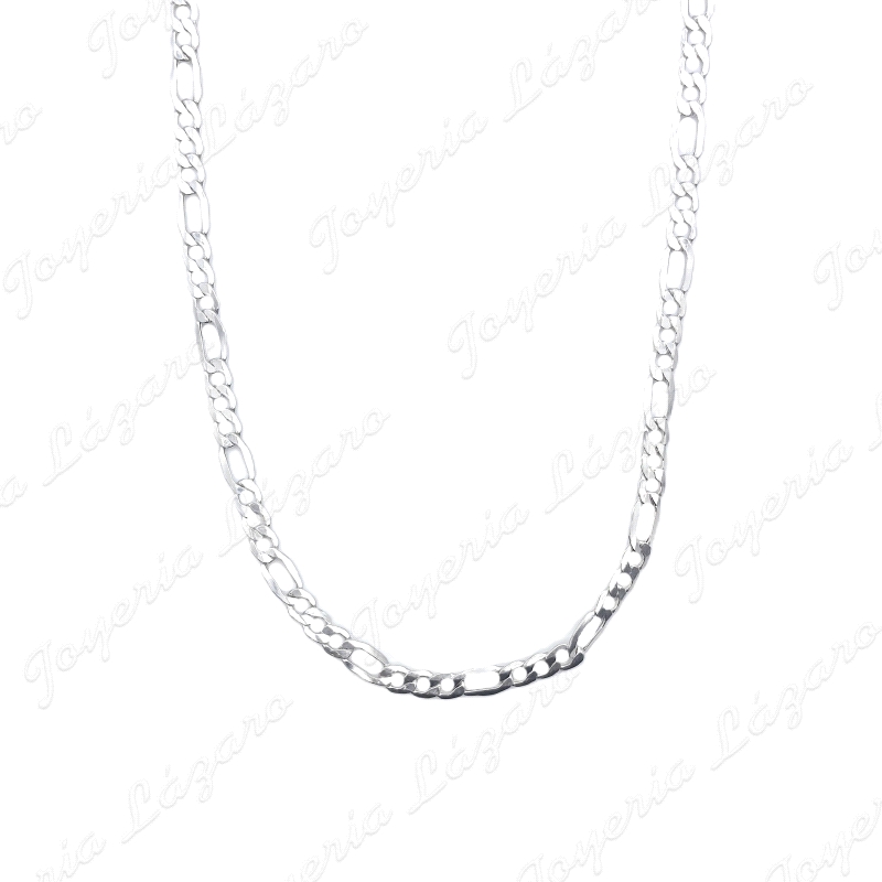 CADENA 60 CM. PLATA 3X1 8MM                                                                         