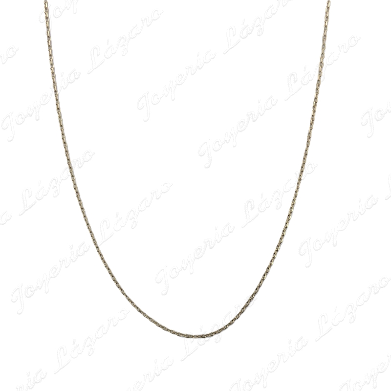 CADENA 50 CM. ORO 18KT OCASION FORZADA MACIZA                                                       