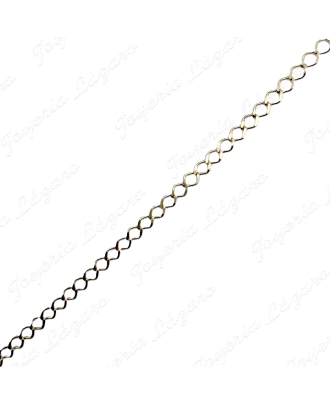 CADENA 50 CM. ORO 18KT OCASION ROMBOS LIGERA