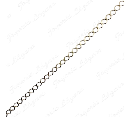 CADENA 50 CM. ORO 18KT OCASION ROMBOS LIGERA