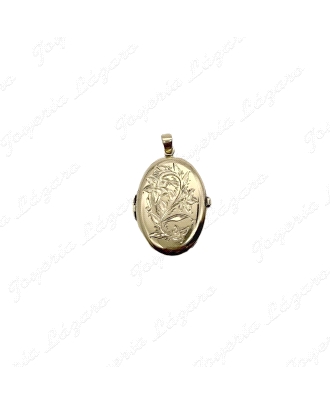COLGANTE GR. ORO 18 KTS GUARDARRECUERDOS/GUARDAPELO 24X34MM