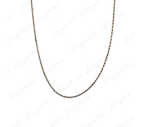 CORDON 50 CM. ORO 18 KTS SALOMONICO MACIZO 2MM