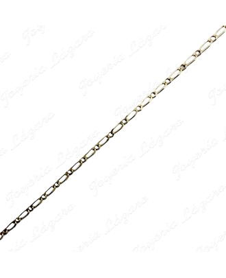 CADENA 45 CM. ORO 18 KTS 1X1