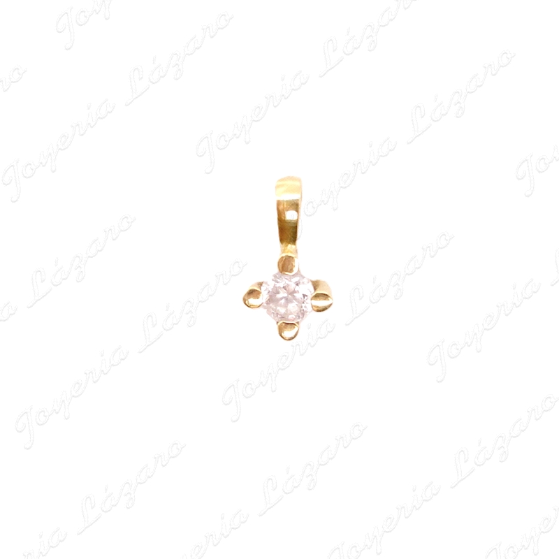 COLGANTE ORO 18KT OCASION PUNTO DE LUZ CIRONITA GARRAS                                              