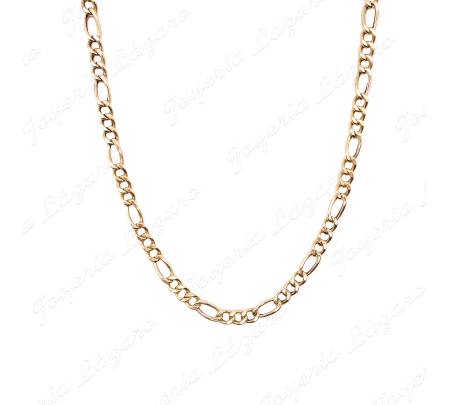 CADENA 60 CM. ORO 18KT OCASION 3X1 6MM