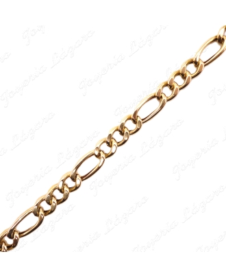 CADENA 60 CM. ORO 18KT OCASION 3X1 6MM