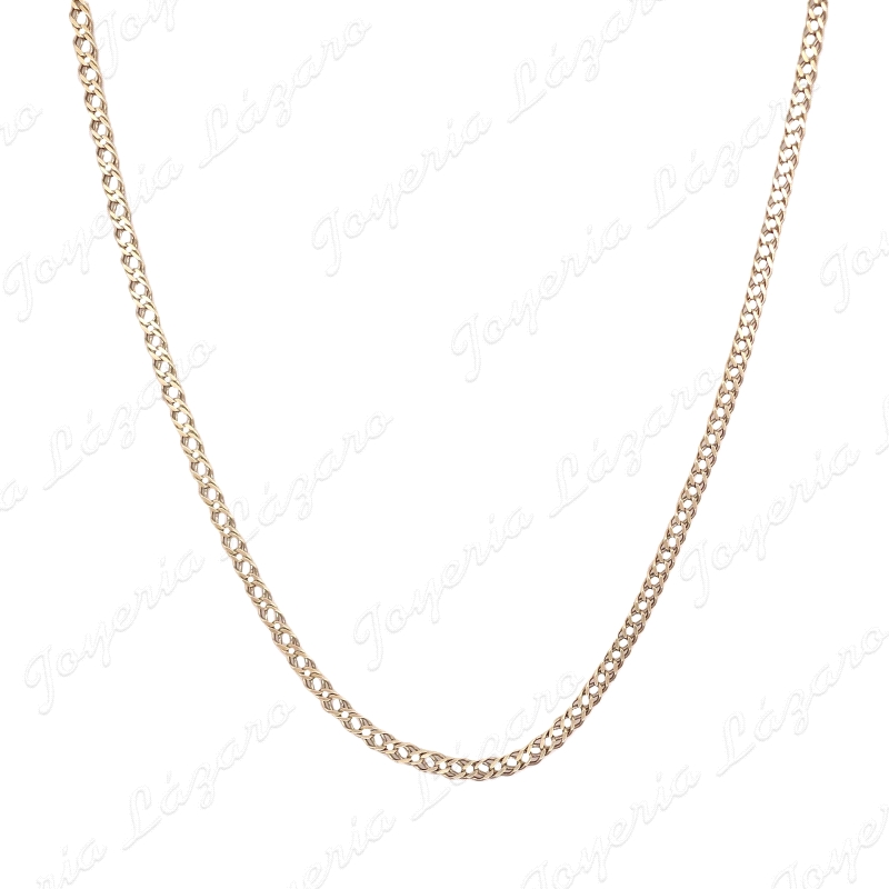 CADENA 55 CM. ORO 18KT OCASION BARBADA DOBLE                                                        