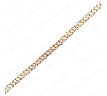 CADENA 55 CM. ORO 18KT OCASION BARBADA DOBLE